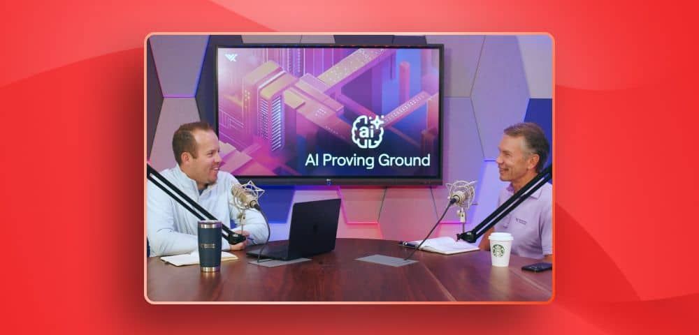 AI proving ground podcast cover
